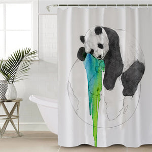 Save The Panda SWYL2476 Shower Curtain