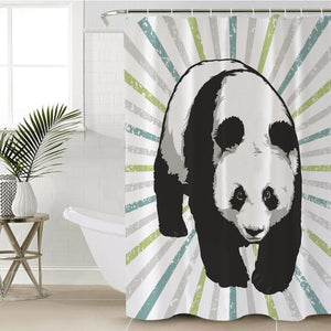 Panda Stance SWYL2478 Shower Curtain