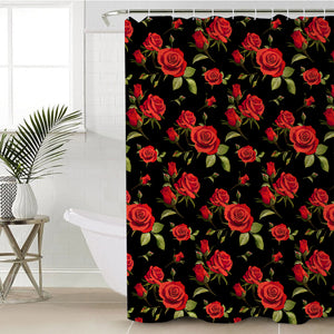 Red Roses SWYL2479 Shower Curtain