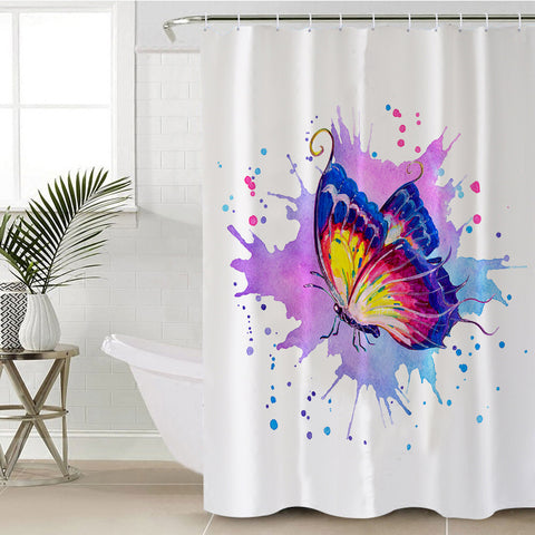 Image of Sprite Butterfly SWYL2483 Shower Curtain