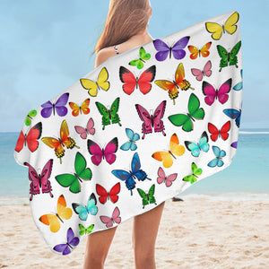 Butterfly Collection SWYL2494 Bath Towel