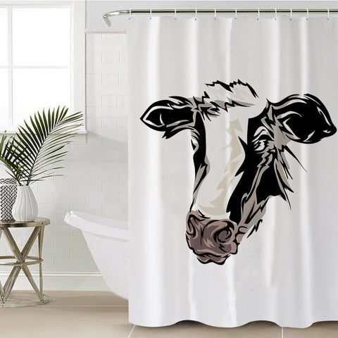 Image of Milk Cow SWYL2495 Shower Curtain