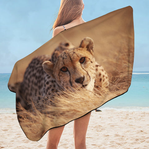 Image of 3D Leopard SWYL2496 Bath Towel