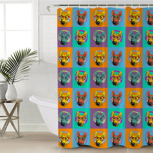 Dog Profiles SWYL2499 Shower Curtain