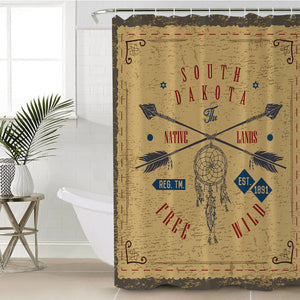 South Dakota SWYL2502 Shower Curtain