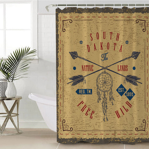 Image of South Dakota SWYL2502 Shower Curtain