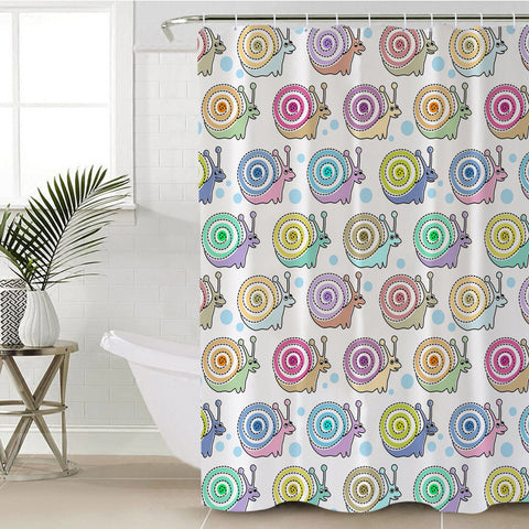 Image of Snail Trails SWYL2504 Shower Curtain