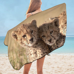 Leopard Cubs SWYL2507 Bath Towel
