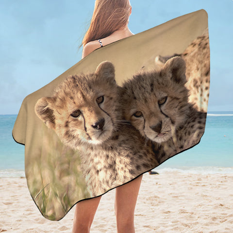 Image of Leopard Cubs SWYL2507 Bath Towel