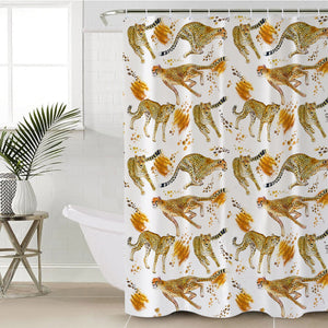 Leopard Themed SWYL2509 Shower Curtain