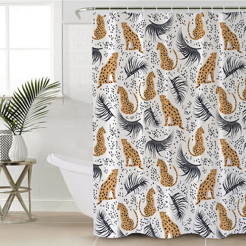 Image of Leopards & Lashes SWYL2512 Shower Curtain