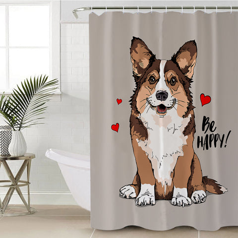 Image of Lovely Doggo SWYL2520 Shower Curtain