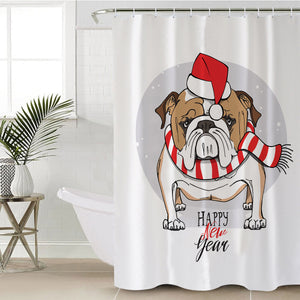 HPNY Pug SWYL2525 Shower Curtain