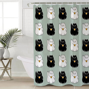 Nekomamushi SWYL2531 Shower Curtain