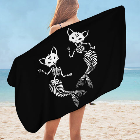 Image of Kitty Mermaids SWYL2863 Bath Towel