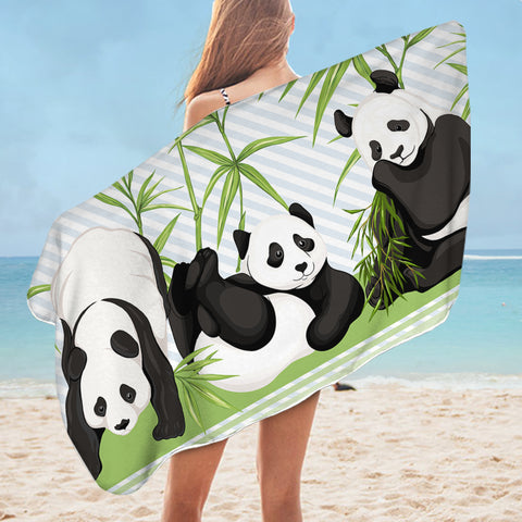 Image of Bamboo Panda SWYL2869 Bath Towel