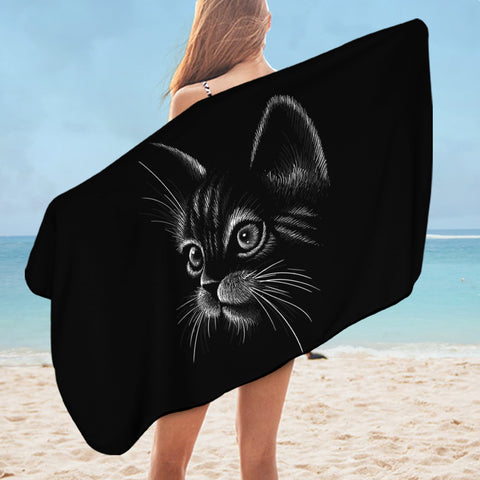 Image of B&W Cat SWYL2874 Bath Towel