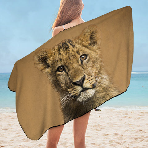 Image of Lion Cub SWYL2971 Bath Towel