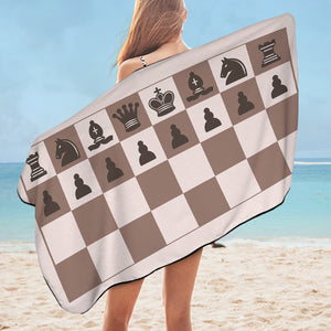 Chess Board SWYL3012 Bath Towel