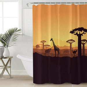 Desert SWYL3305 Shower Curtain