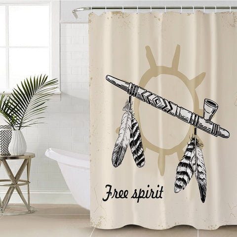 Image of Bohemian Pipe SWYL3352 Shower Curtain