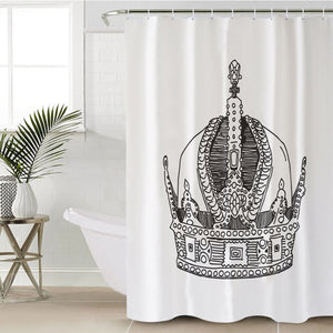 B&W King Crown SWYL3362 Shower Curtain