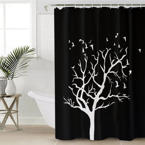 Image of White Tree SWYL3371 Shower Curtain