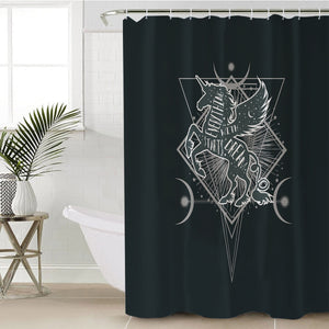 Unicorn Zodiac SWYL3375 Shower Curtain