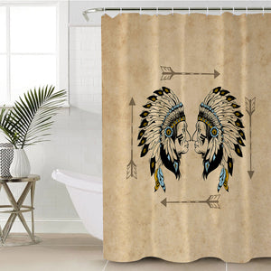 Native American People SWYL3457 Shower Curtain