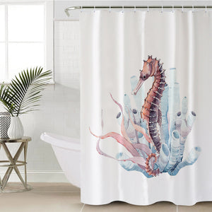 Pink Hippocampus SWYL3464 Shower Curtain