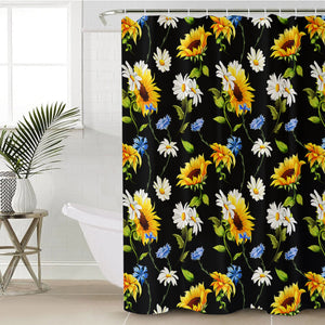 Sunflower & Daisy SWYL3467 Shower Curtain