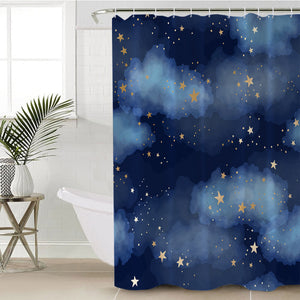 Stars On The Night Sky SWYL3475 Shower Curtain