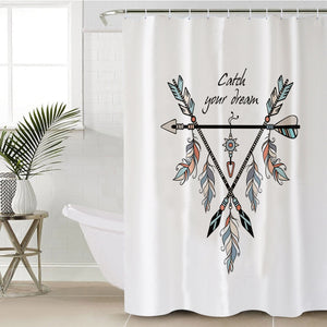 Catch Your Dream Triangle Dreamcatcher SWYL3487 Shower Curtain