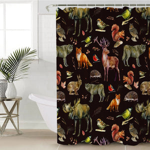 Forest Animals SWYL3599 Shower Curtain