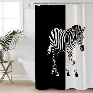 B&W Zebra SWYL3648 Shower Curtain