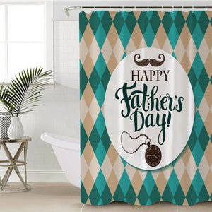 Happy Father's Day SWYL3693 Shower Curtain