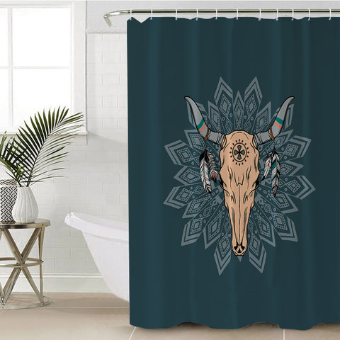 Image of Buffalo Insect Dreamcatcher SWYL3760 Shower Curtain