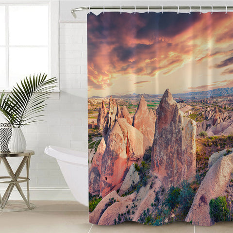 Image of Cloud Above Hills SWYL3802 Shower Curtain