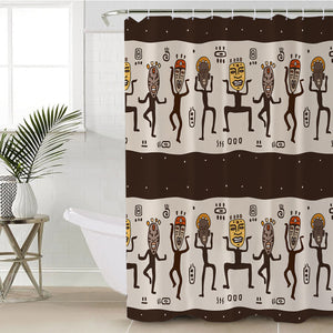 Acient Human Dance SWYL3857 Shower Curtain