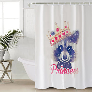 Princess Crown Little Bear SWYL3860 Shower Curtain