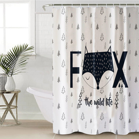 Image of The Wild Life Fox SWYL3872 Shower Curtain