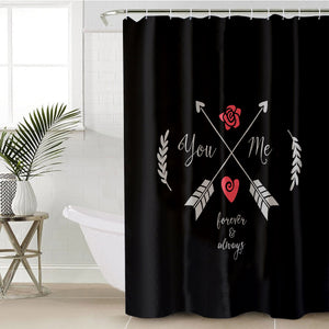 You & Me - Forever & Always Love SWYL4101 Shower Curtain