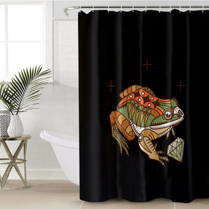 Vintage Color Frog & Diamond SWYL4106 Shower Curtain
