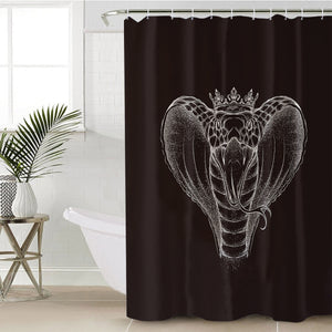 Night Shift King Snake SWYL4115 Shower Curtain