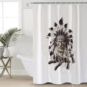 Bohemian Men Fighter SWYL4225 Shower Curtain