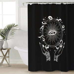 Shine Bright Eye Zodiac Hands SWYL4243 Shower Curtain