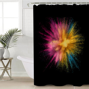 RGB Colorful Splash SWYL4300 Shower Curtain