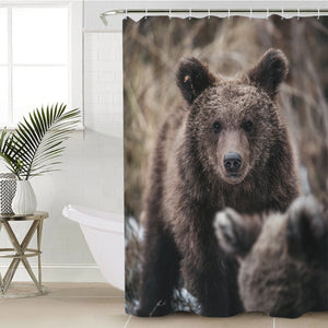 Real Forest Black Bear SWYL4419 Shower Curtain