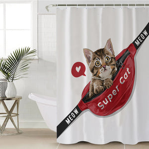 Super Cute Cat SWYL4652 Shower Curtain