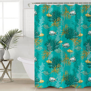 Tiny Creatures Marine Ocean SWYL4737 Shower Curtain